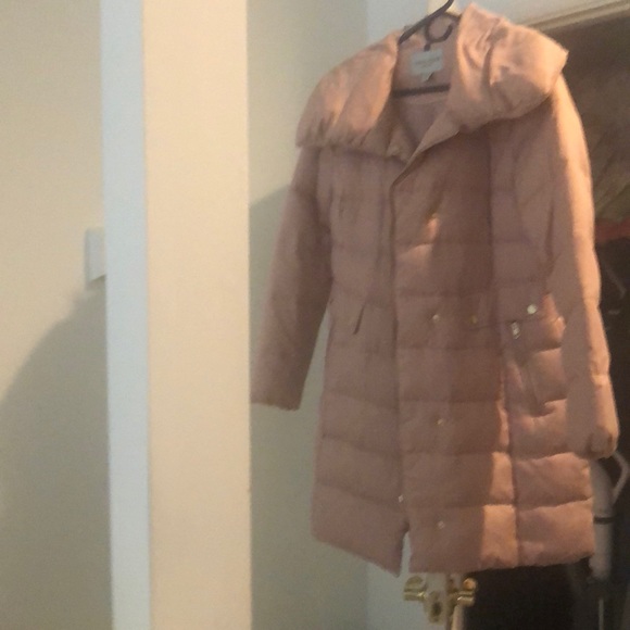 Cole Haan- GORGEOUS BLUSH PINK winter coat💋💄👀 - Picture 2 of 4